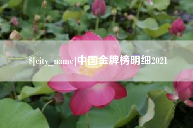 平邑中国金牌榜明细2021
