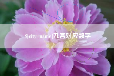 平邑九宫对应数字