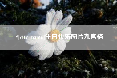 平邑生日快乐图片九宫格
