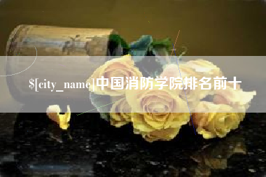 平邑中国消防学院排名前十