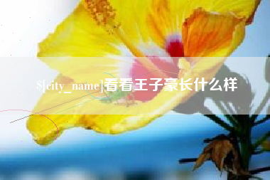 平邑看看王子豪长什么样