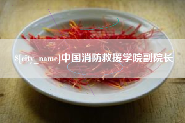 平邑中国消防救援学院副院长