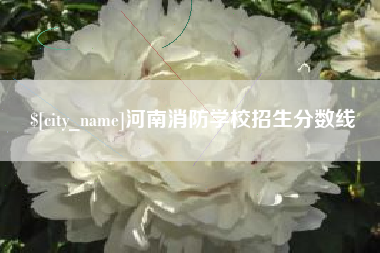 平邑河南消防学校招生分数线
