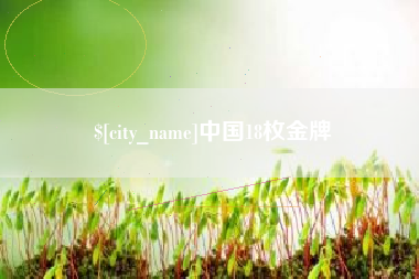 平邑中国18枚金牌