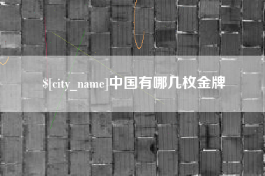 平邑中国有哪几枚金牌