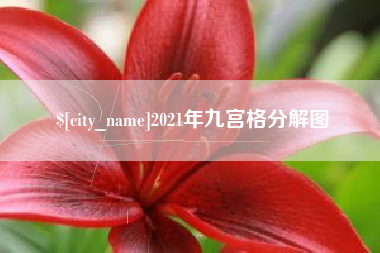 平邑2021年九宫格分解图