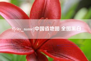 平邑中国省地图 全图黑白