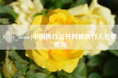 平邑中国执行公开网被执行人名单查询