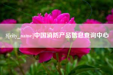 平邑中国消防产品信息查询中心