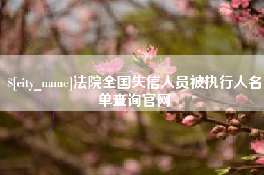 平邑法院全国失信人员被执行人名单查询官网