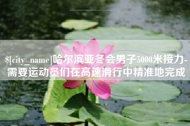 平邑哈尔滨亚冬会男子5000米接力-需要运动员们在高速滑行中精准地完成