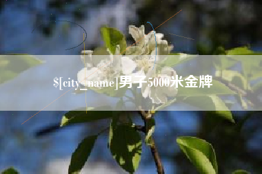 平邑男子5000米金牌