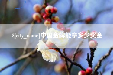 平邑中国金牌能拿多少奖金