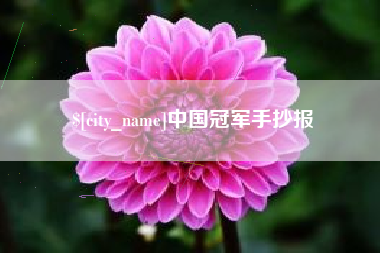 平邑中国冠军手抄报