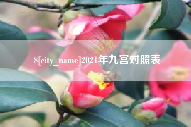 平邑2021年九宫对照表