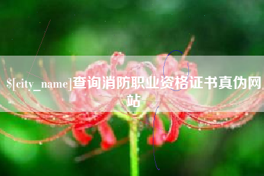 平邑查询消防职业资格证书真伪网站
