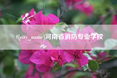 平邑河南省消防专业学校
